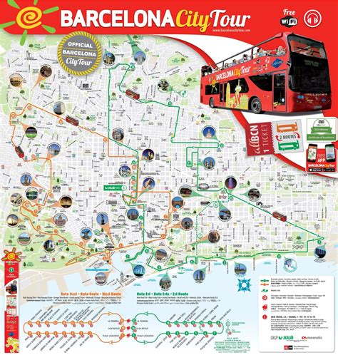 Barcelona's City Centre Guide .